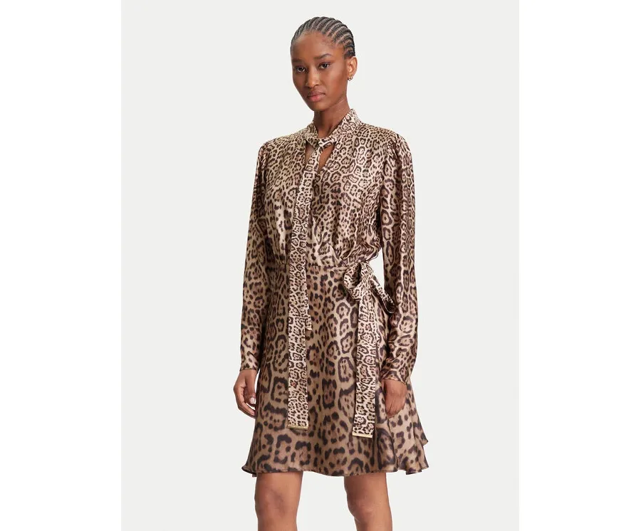 obrazek 1 Marciano Guess Sukienka codzienna 5YGK28 7298A Brązowy Regular Fit