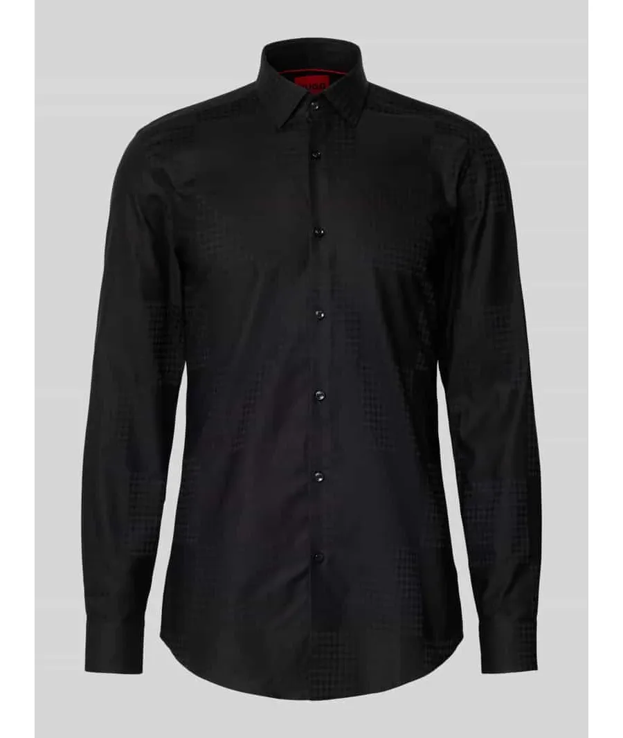 obrazek 1 Koszula biznesowa o kroju slim fit z kołnierzykiem typu kent