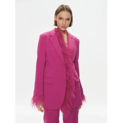 Zdjęcie MICHAEL Michael Kors Marynarka MH3106L3GZ Różowy Boyfriend Fit