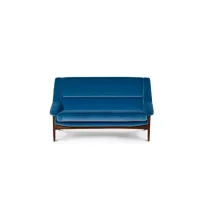 Picture Portuguese two-seater sofa in blue
