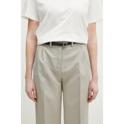 Zdjęcie MM6 Maison Margiela pasek skórzany kolor czarny SA5TP0014.P7258