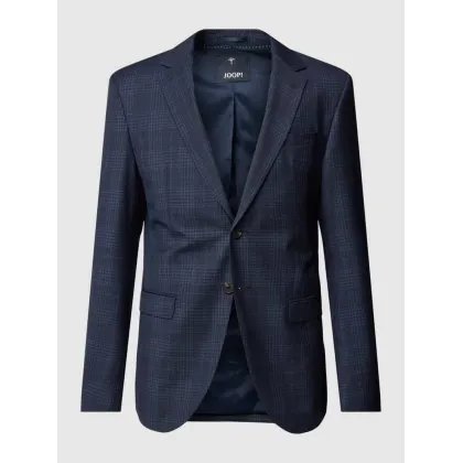 Zdjęcie Marynarka zapinana na dwa guziki z wiskozy ze wzorem w kratę model ‘Damon’