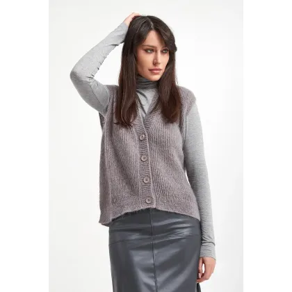 Zdjęcie Kamizelka damska z moherem Fabiana MAX MARA LEISURE Max Mara Leisure