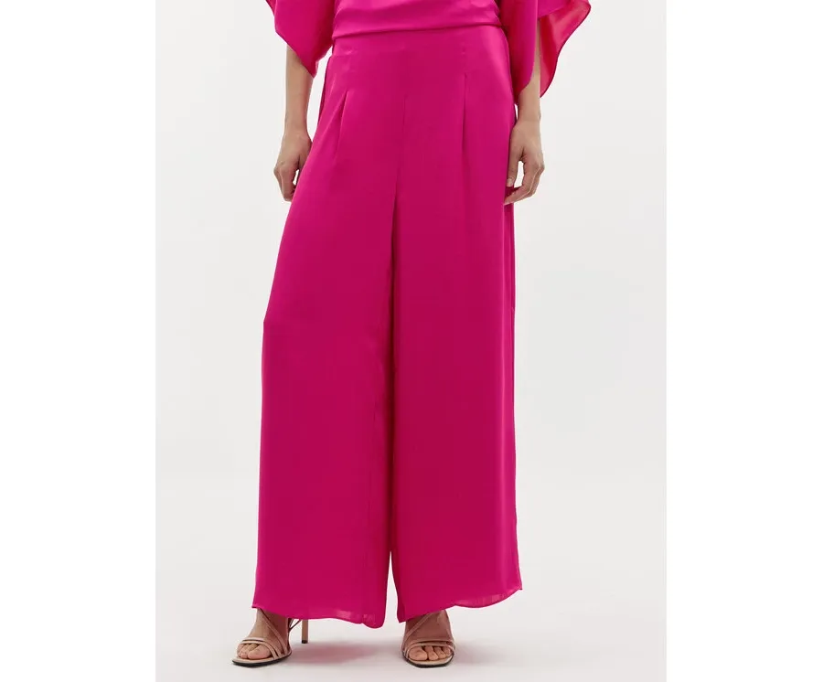 obrazek 1 Joseph Ribkoff Spodnie materiałowe 241766 Różowy Wide Leg