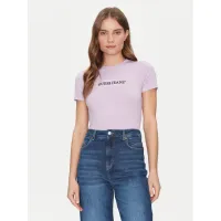 Zdjęcie Guess Jeans T-Shirt W4YI03 J1314 Fioletowy Slim Fit
