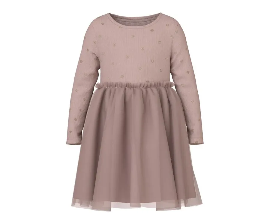 obrazek 1 NAME IT Sukienka codzienna 13221711 Różowy Regular Fit