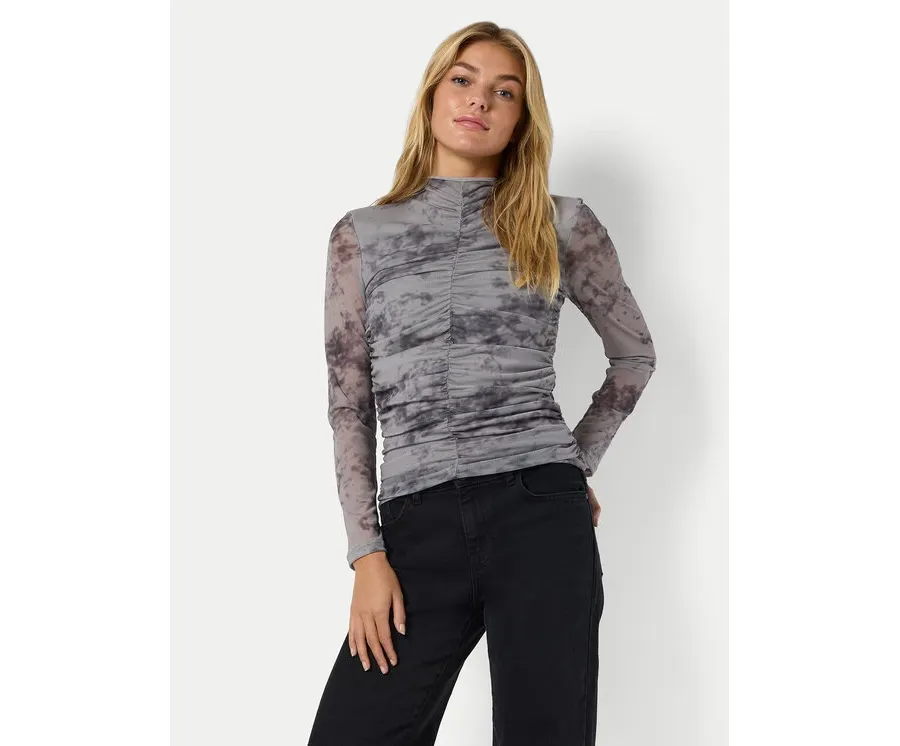 obrazek 1 Noisy May Bluzka Iggy 27031592 Szary Slim Fit