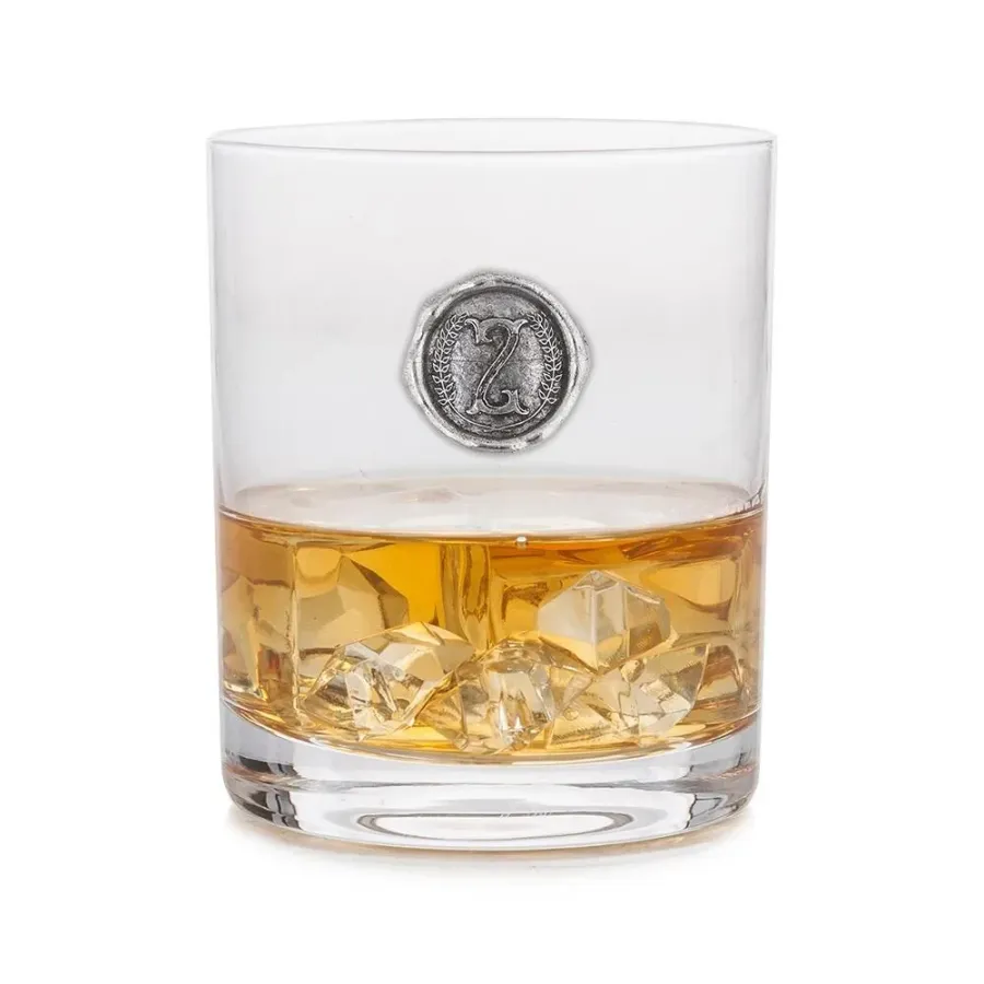 obrazek 1 Luksusowy prezent - szklanka do whisky z emblematem ze stylizowaną literą „Z”