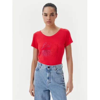 Zdjęcie Liu Jo Beachwear T-Shirt VA5157 JS360 Czerwony Regular Fit