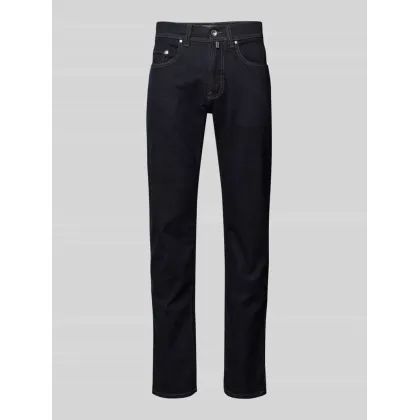 Zdjęcie Jeansy o kroju tapered fit z bawełną ekologiczną model ‘Lyon’