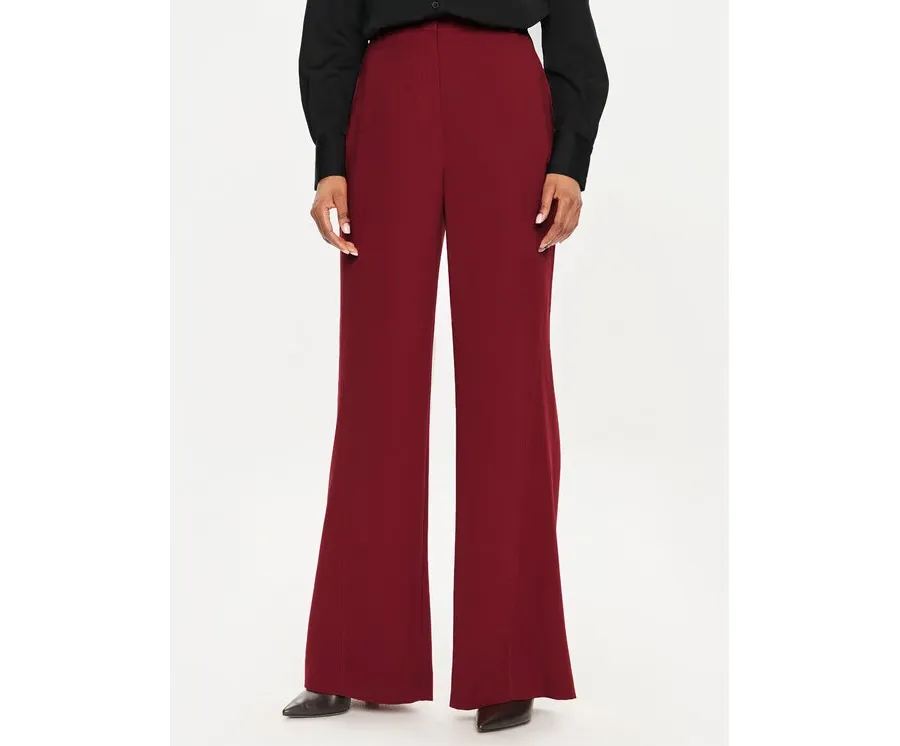 obrazek 1 Calvin Klein Spodnie materiałowe K20K207155 Czerwony Wide Leg