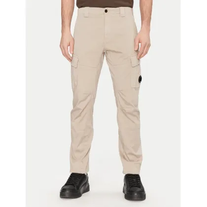 Zdjęcie C.P. Company Spodnie materiałowe 18CMPA056A005694G Khaki Regular Fit