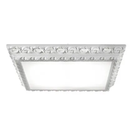 Picture Square ceiling chandelier for the office - Masiero
