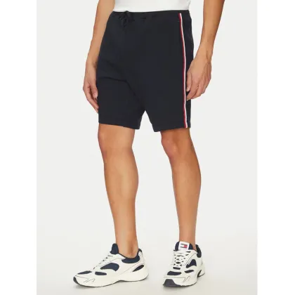 Zdjęcie Tommy Hilfiger Szorty materiałowe Global Stripe MW0MW39255 Granatowy Regular Fit