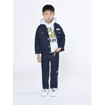 Zdjęcie Kenzo Kids Bluza K25767 S Błękitny Regular Fit
