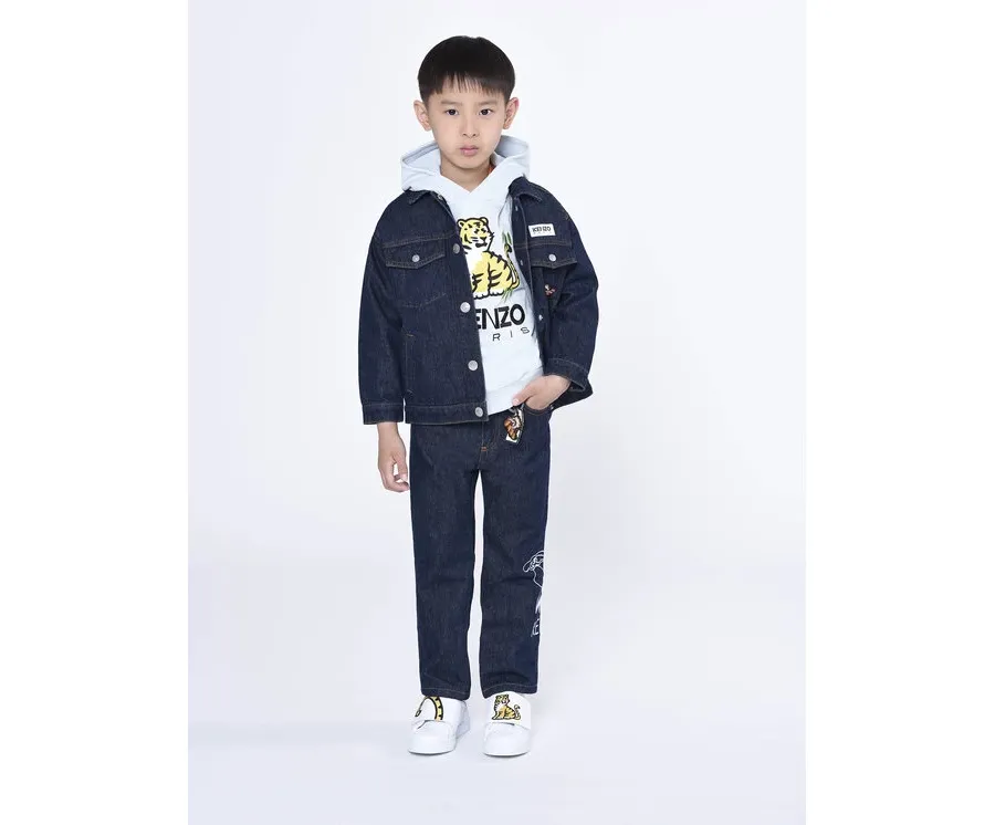 obrazek 1 Kenzo Kids Bluza K25767 S Błękitny Regular Fit