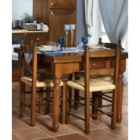 Picture Italian wooden hand-woven chair - Provençal style