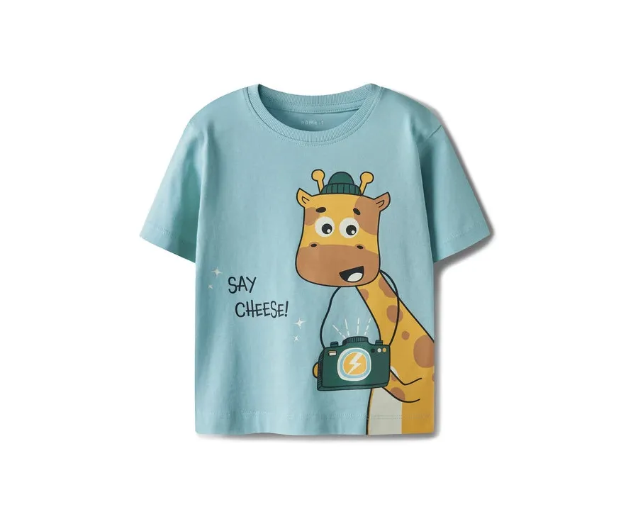 obrazek 1 NAME IT T-Shirt Helge 13238145 Błękitny Regular Fit