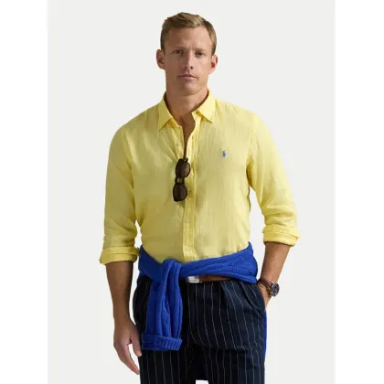 Zdjęcie Polo Ralph Lauren Koszula 710968915011 Żółty Slim Fit