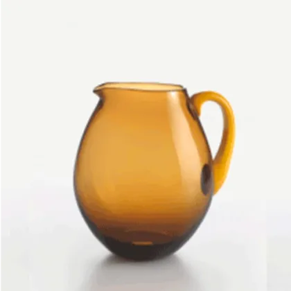 Zdjęcie Luksusowy żółty dzbanek - szkło Murano