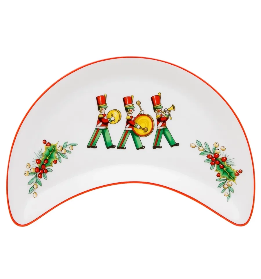 obrazek 7 Zestaw 6 talerzy na sałatkę z porcelany z kolekcji Christmas Magic inspirowanej Londynem - Vista Alegre