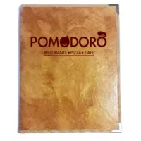 Zdjęcie Skórzany katalog A4 na menu dla firm restauracyjnych z logo