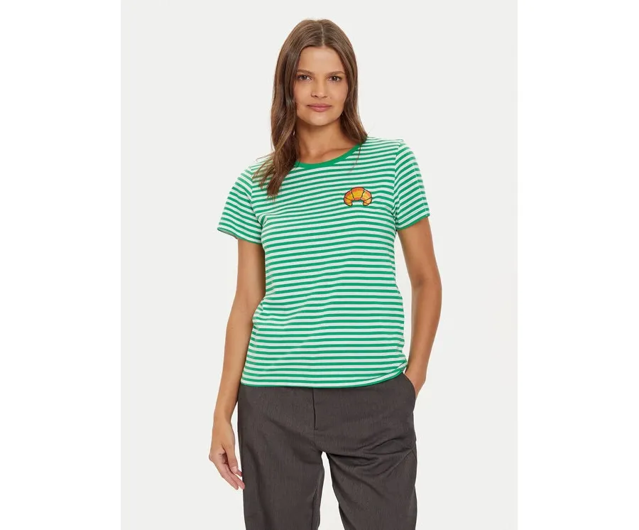 obrazek 1 Noisy May T-Shirt 27025691 Zielony Regular Fit