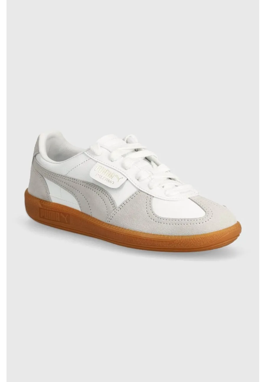 obrazek 1 Puma sneakersy skórzane Palermo kolor szary 396464