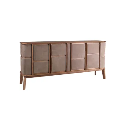 Zdjęcie Szafka biurowa z litego orzecha - włoski mebel 113x208x50cm - Ulivi Salotti