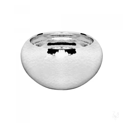 Zdjęcie Ekskluzywna okrągła platerowana srebrem miska - Zaramella Argenti