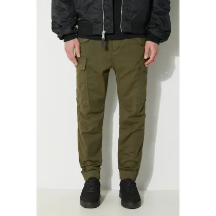 Zdjęcie Alpha Industries spodnie bawełniane Airman Pant kolor zielony 188201.142