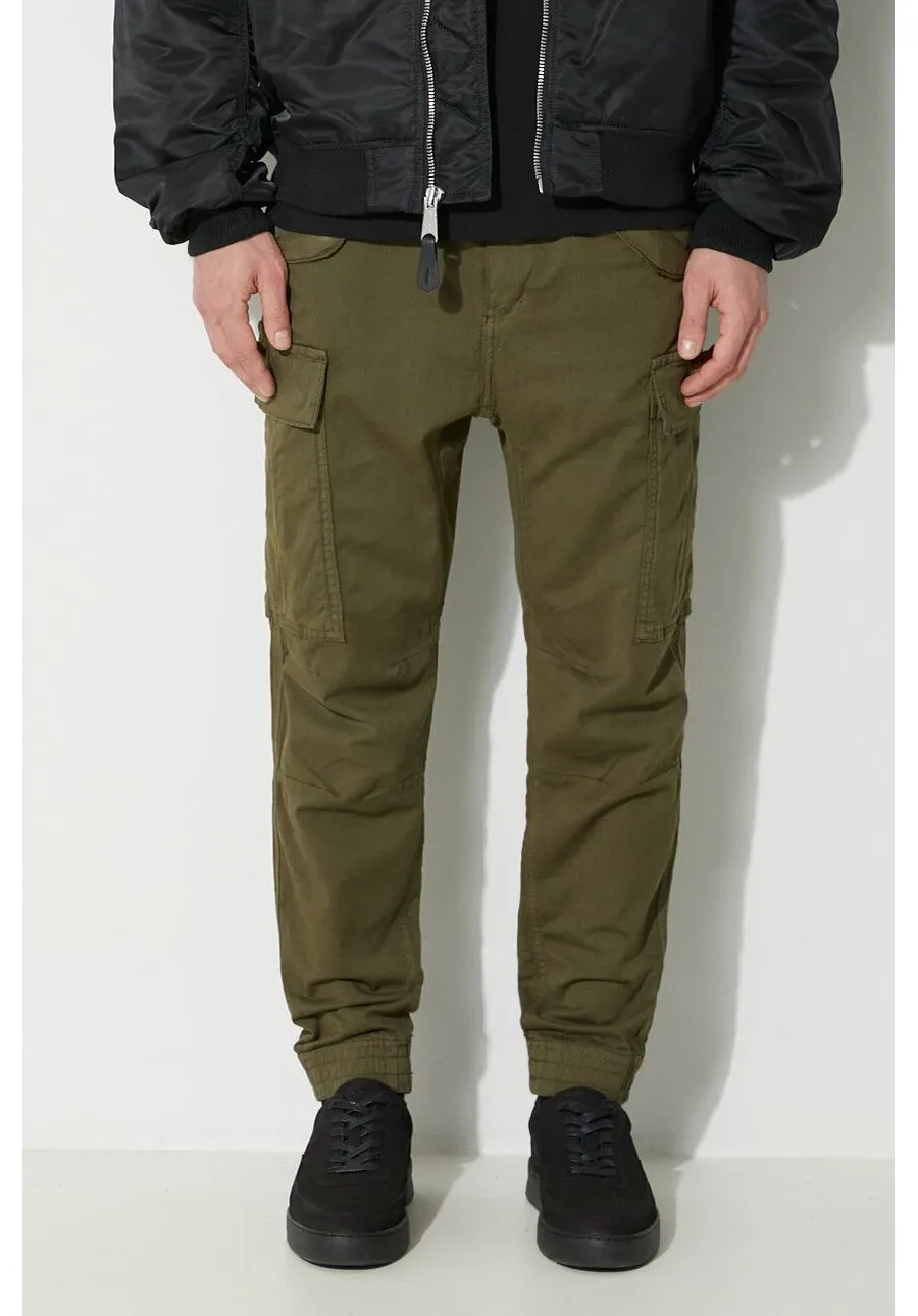 obrazek 1 Alpha Industries spodnie bawełniane Airman Pant kolor zielony 188201.142