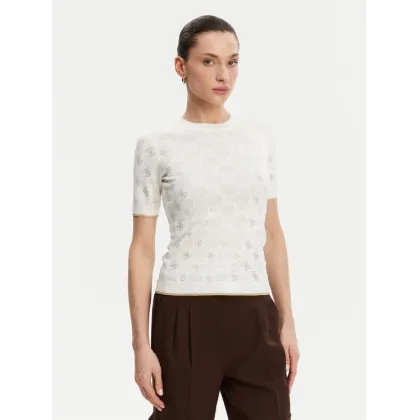 Zdjęcie Guess Sweter W5GR20 Z3D60 Écru Regular Fit