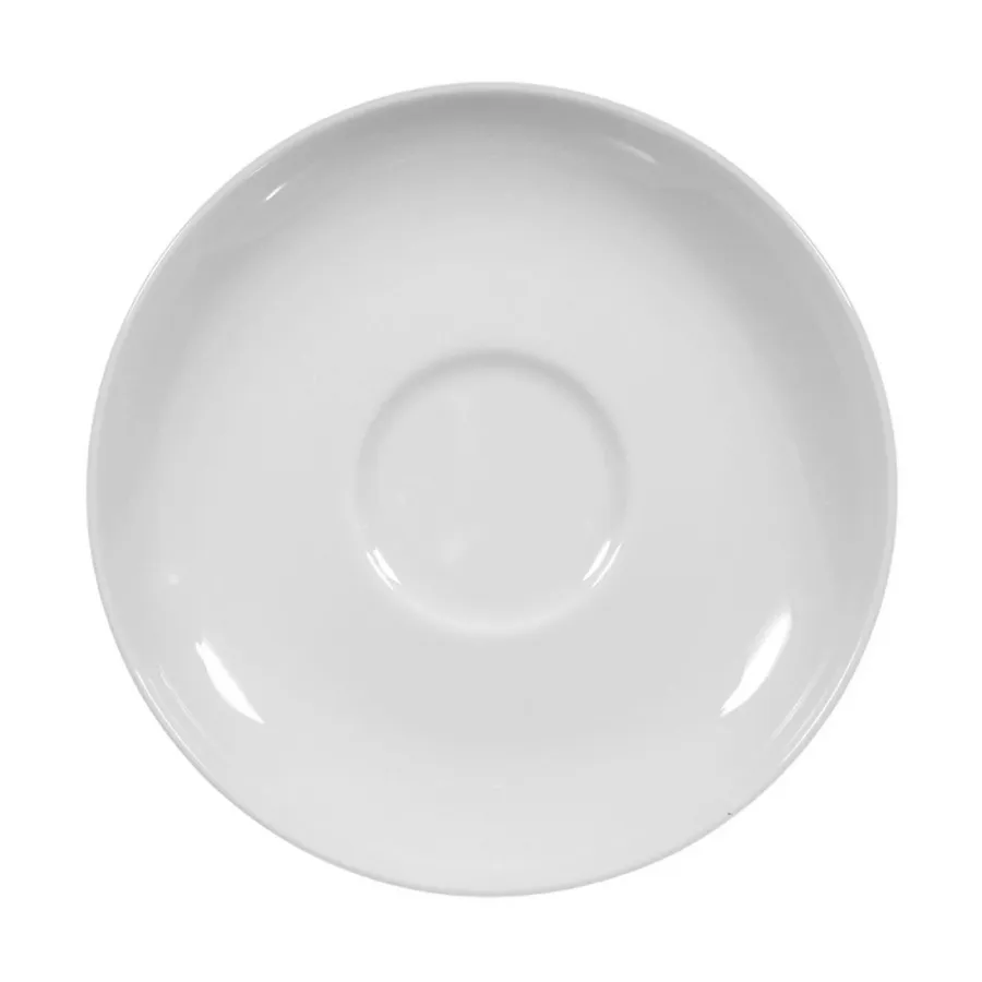 obrazek 1 Piękny stylowy porcelanowy biały spodek 14,5 cm kolekcja Rondo - Seltmann Weiden