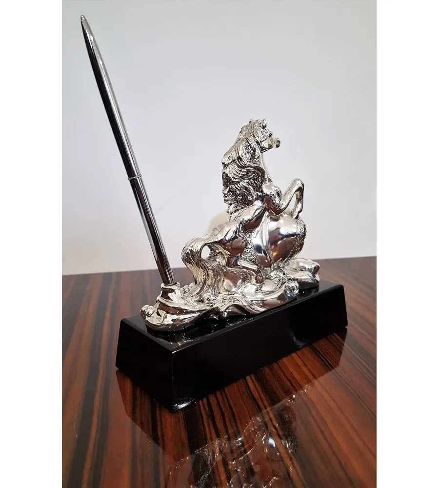 picture 5 Pen holder with horse - Astra Argenti