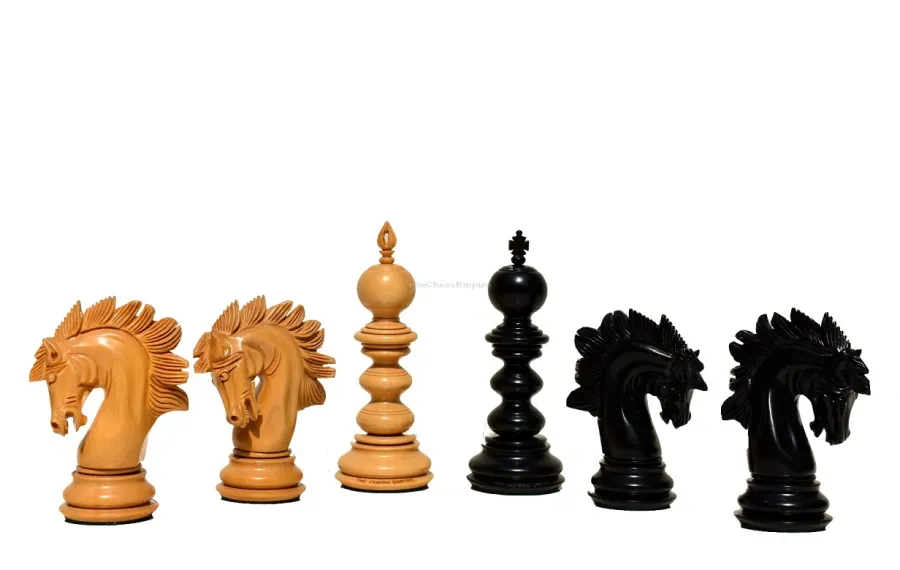 obrazek 9 Wyśmienity zestaw z matowym wykończeniem do gry w szachy - The Chess Empire