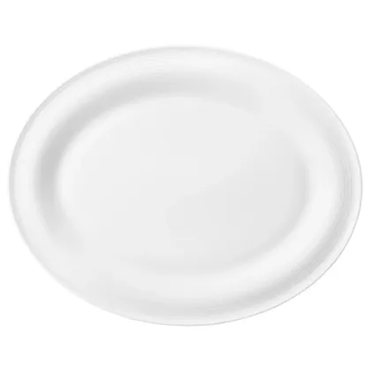 Zdjęcie Porcelanowy owalny talerz do serwowania 35x28 cm z Niemiec - Seltmann Weiden