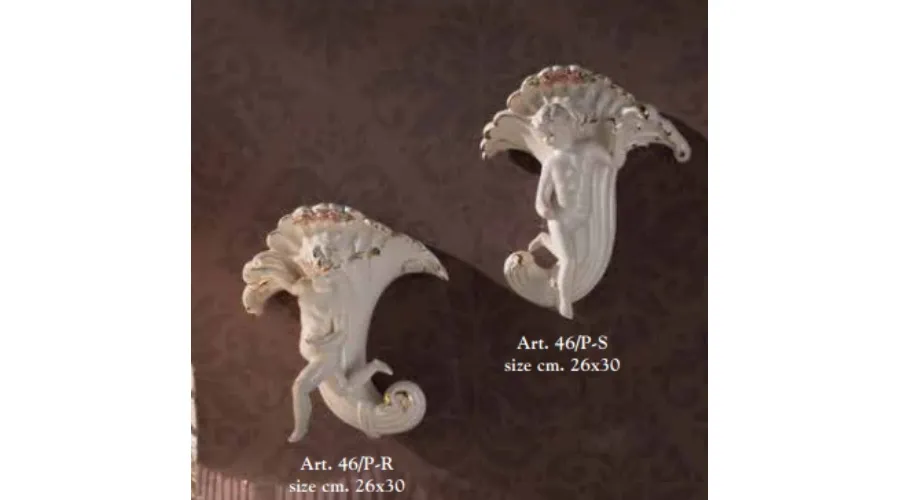obrazek 2 Ceramiczna dekoracja ścienna z aniołem