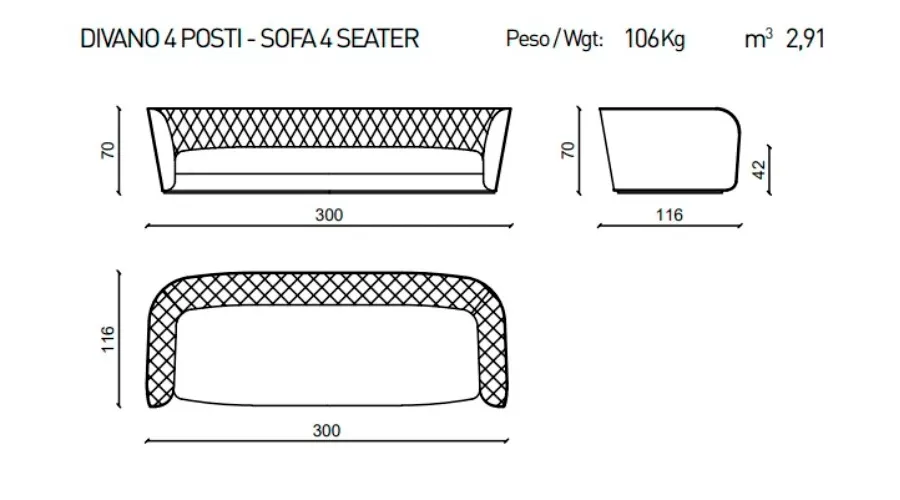 obrazek 7 Luksusowa, niepowtarzalna sofa z Włoch - Ulivi Salotti
