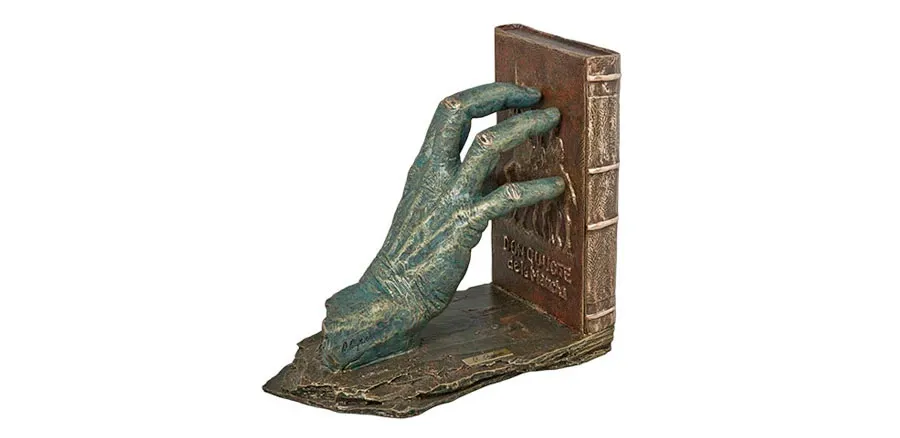 picture 1 Left hand of Don Kichot - an unusual bookend