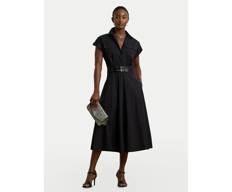obrazek 1 LAUREN RALPH LAUREN Sukienka koszulowa 200973594001 Czarny Regular Fit