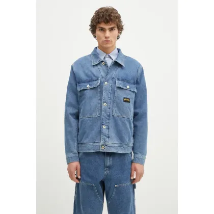 Zdjęcie Stan Ray kurtka jeansowa Trucker Jacket męska kolor niebieski przejściowa AW2404977