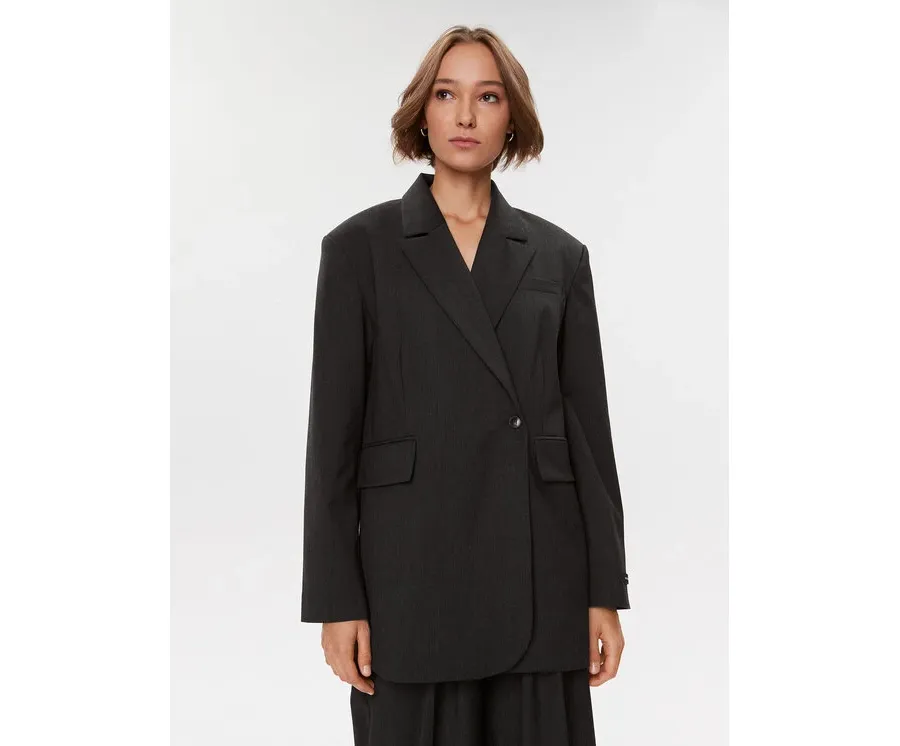 obrazek 1 Herskind Marynarka Varner 4917958 Szary Oversize