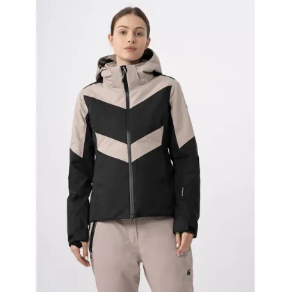 Zdjęcie 4F Kurtka narciarska 4FAW23TTJAF338 Beżowy Slim Fit