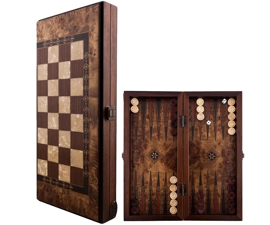 obrazek 1 Nowoczesny zestaw do gry w Backgammon - Helena Woodart