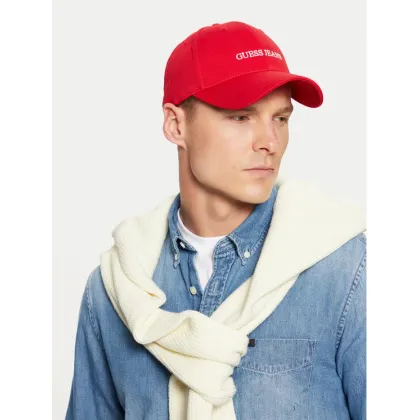 Zdjęcie Guess Jeans Czapka z daszkiem M4BZ26 WF8V1 Czerwony