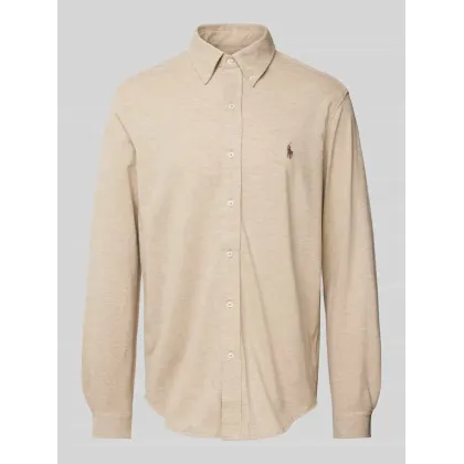 Zdjęcie Koszula casualowa o kroju slim fit z wyhaftowanym logo