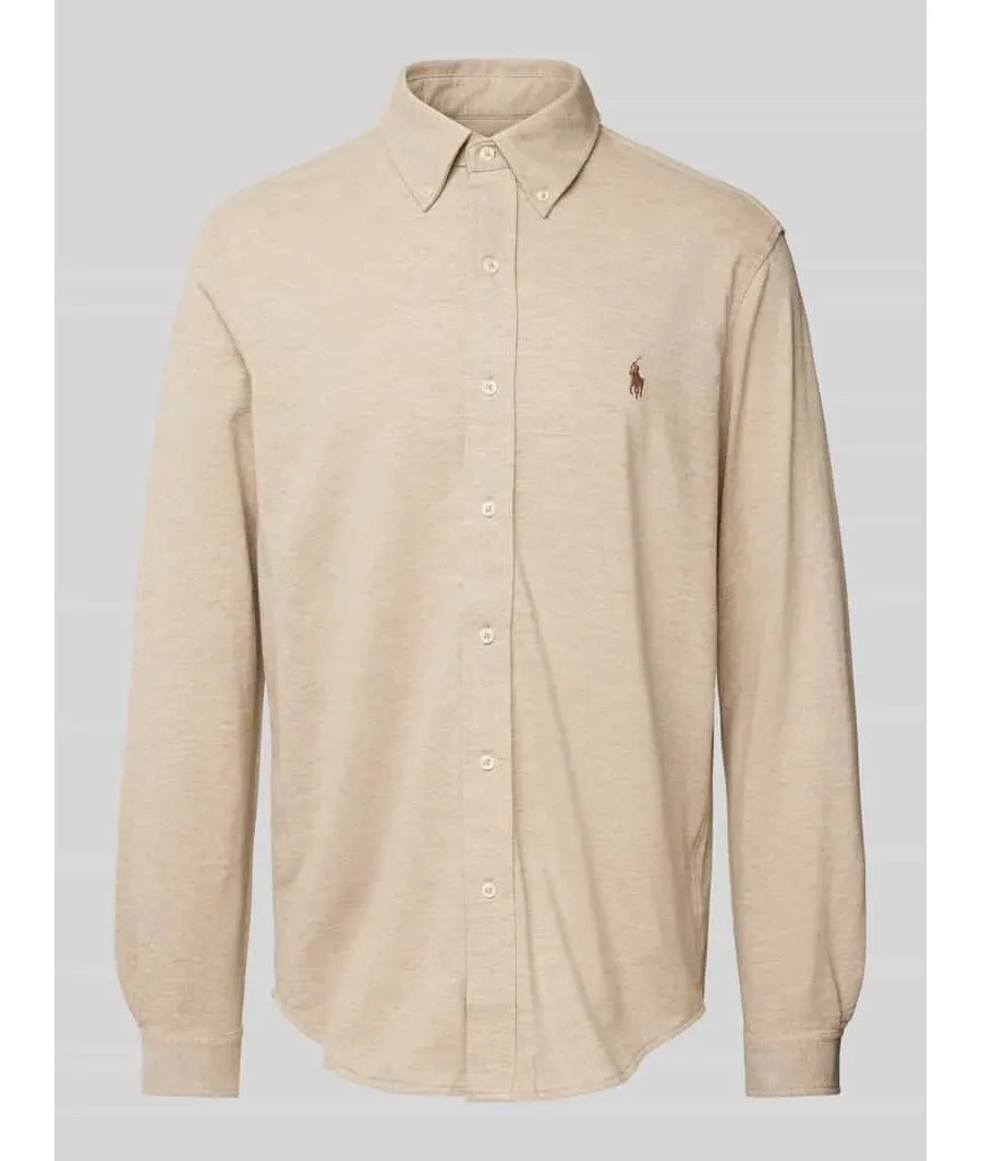 obrazek 1 Koszula casualowa o kroju slim fit z wyhaftowanym logo