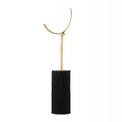 Zdjęcie Lampa stołowa z kolumnową ceramiczną podstawą H.84xL.36xP.16 cm