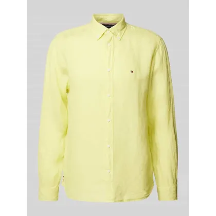 Zdjęcie Koszula casualowa o kroju regular fit z lnu model ‘PIGMENT’